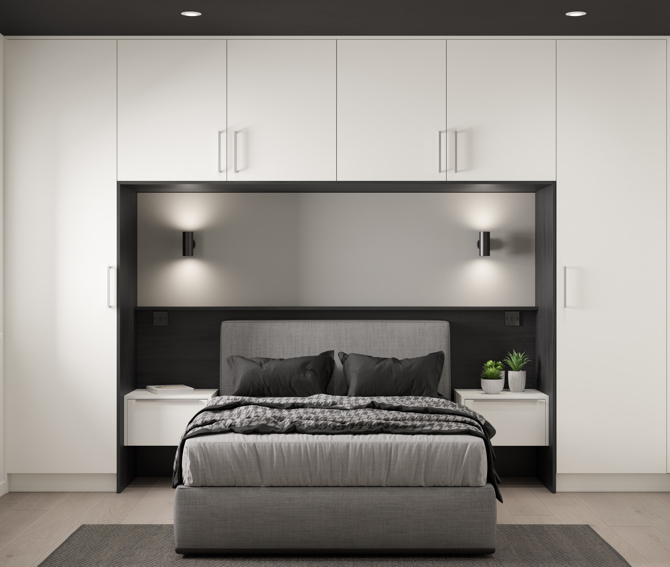 Unity Supermatt White Black Woodgrain Effect 1