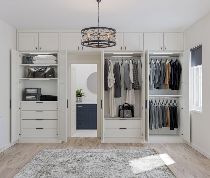 Belsay 3 Panel Dove Grey Open 01 02 1