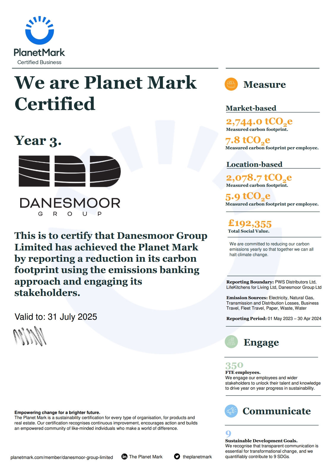 Plant Mark Certified