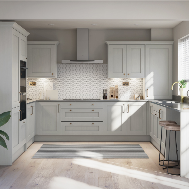 12895 Pws Mornington Shaker Contemporary Shaker Main Dove Grey