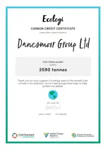 Ecol Carbon Certificate